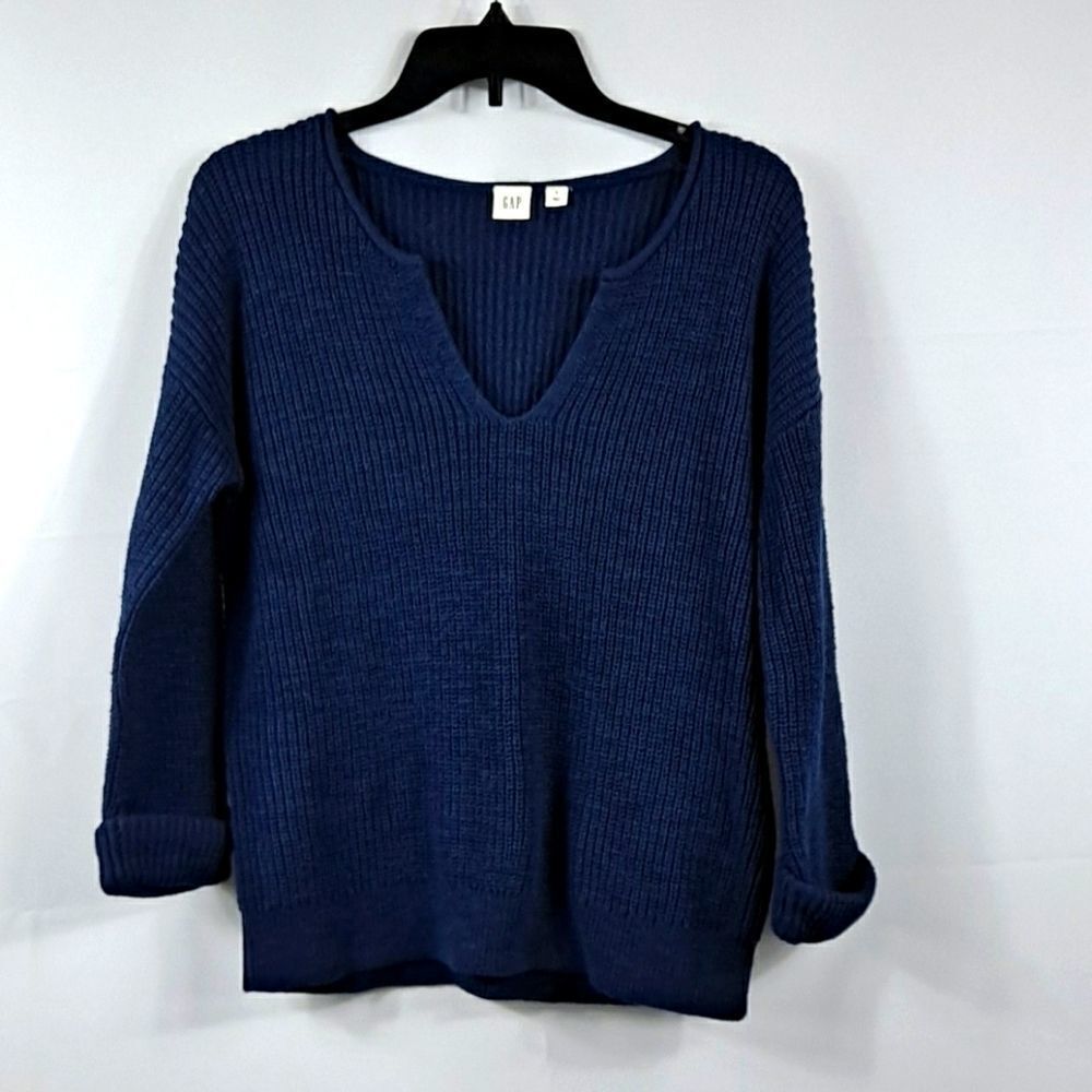 Gap Split Neck Pullover Sweater Nwot - image 1